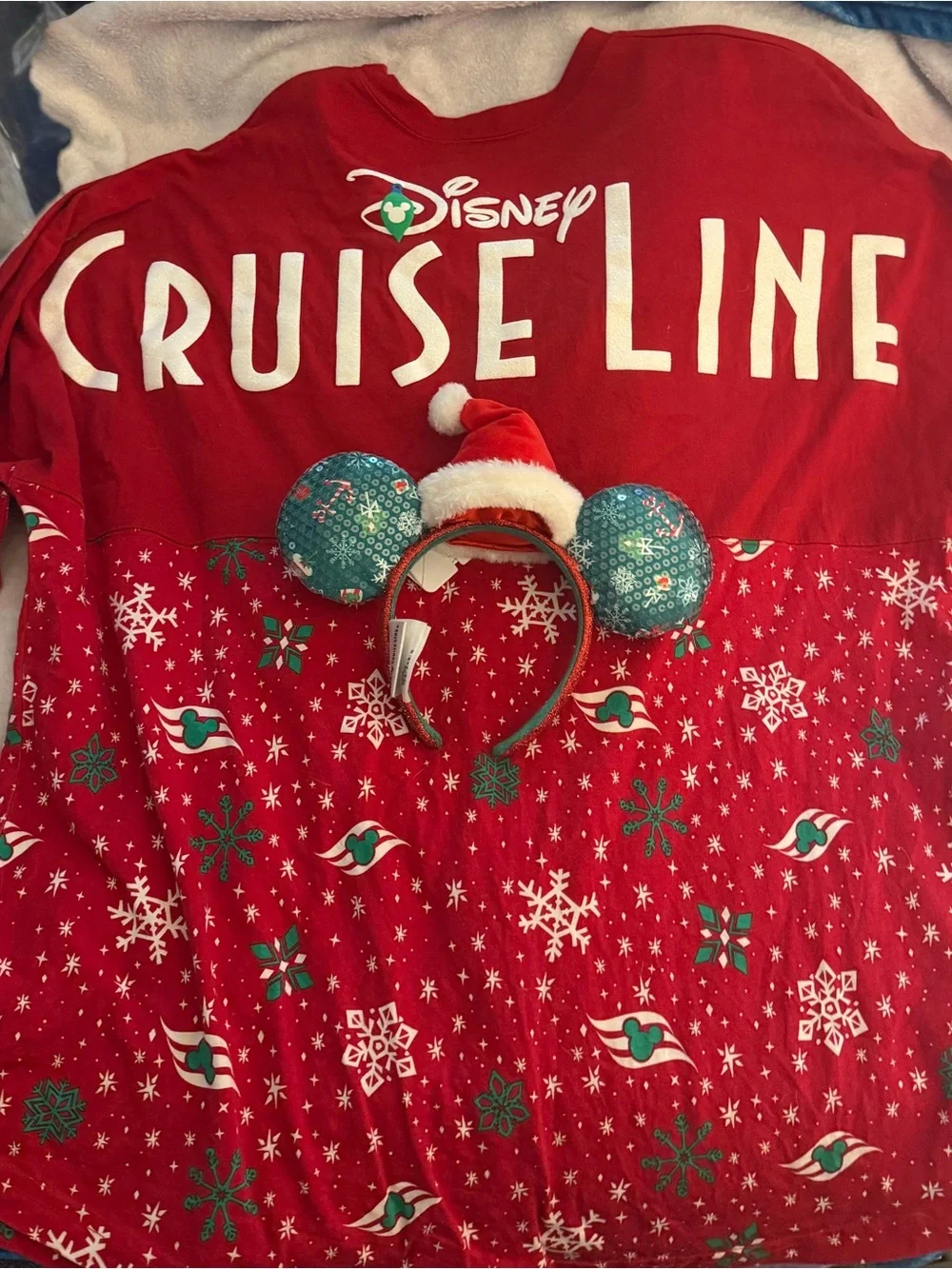 Disney Cruise Line Spirit Jersey and Ears Set for Women NWOT/NWT